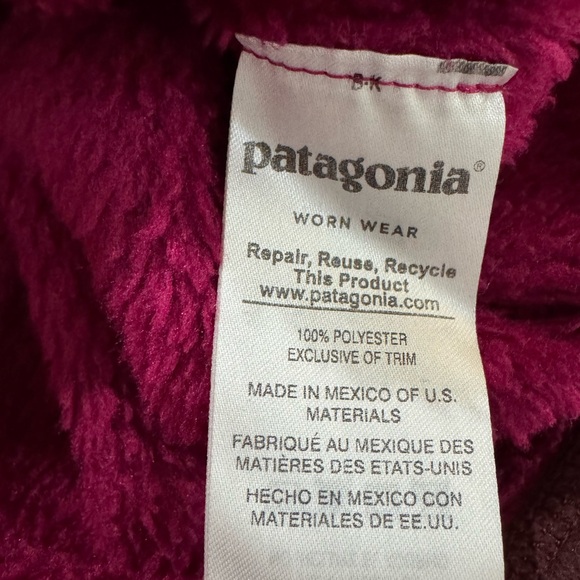 Patagonia Re-Tool Snap-T Fleece Pullover Magenta. Women’s Medium. - Picture 5 of 8
